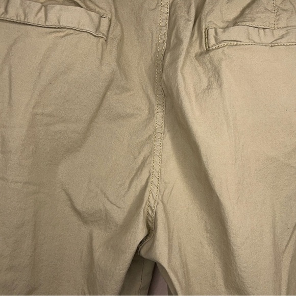 SMALL ZARA KHAKI CARGO PANTS ELASTIC WAIST POCKETS CASUAL OUTDOOR Y2K - Picture 6 of 15